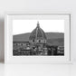 Florence Duomo Italy Photography Art Print (Black And White)