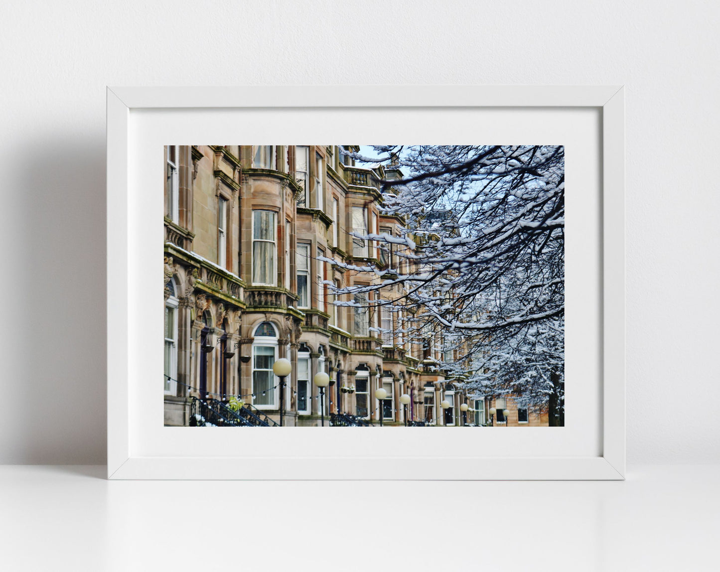 Queen's Drive Glasgow Tenements Photography Wall Art