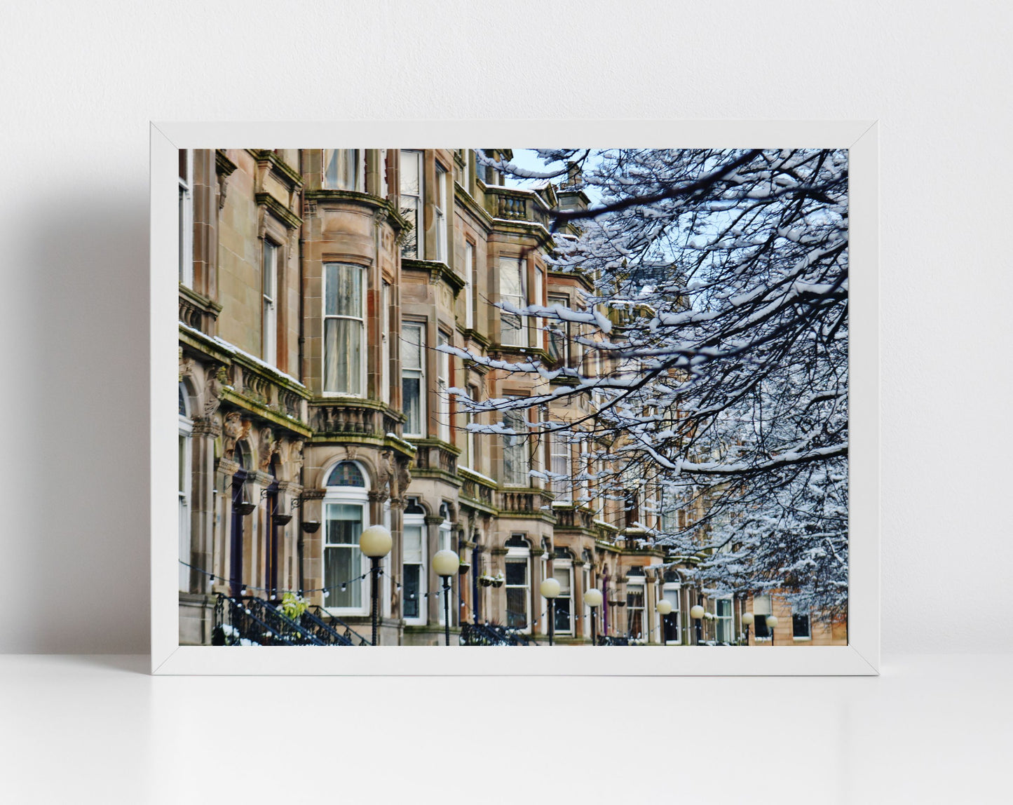 Queen's Drive Glasgow Tenements Photography Wall Art