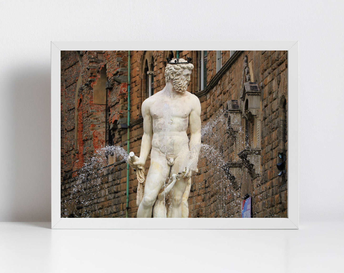 Florence Italy Photography Art: Fountain Of Neptune