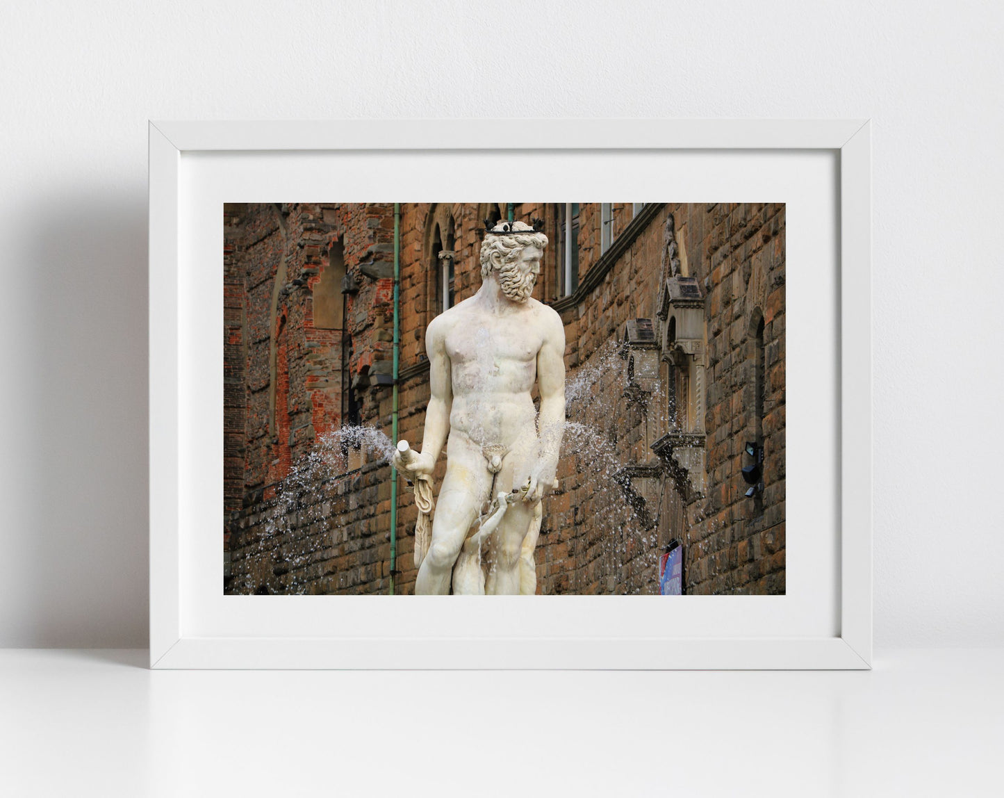 Florence Italy Photography Art: Fountain Of Neptune