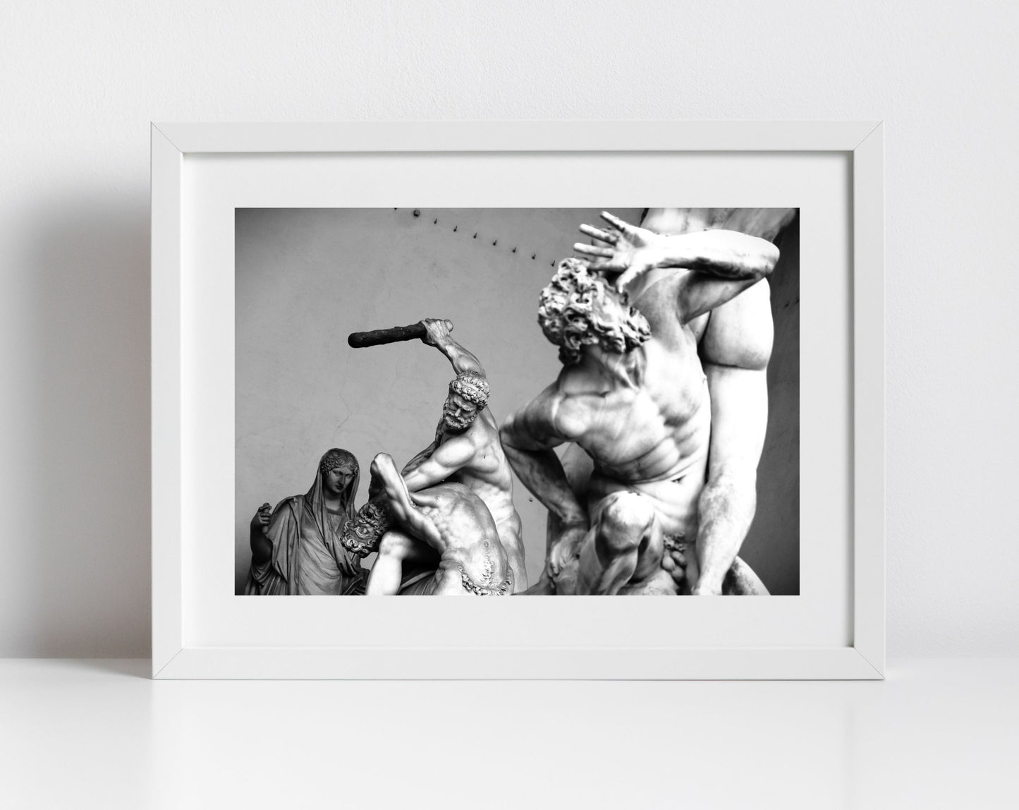 Florence Italy Black And White Photography Art: Loggia dei Lanzi