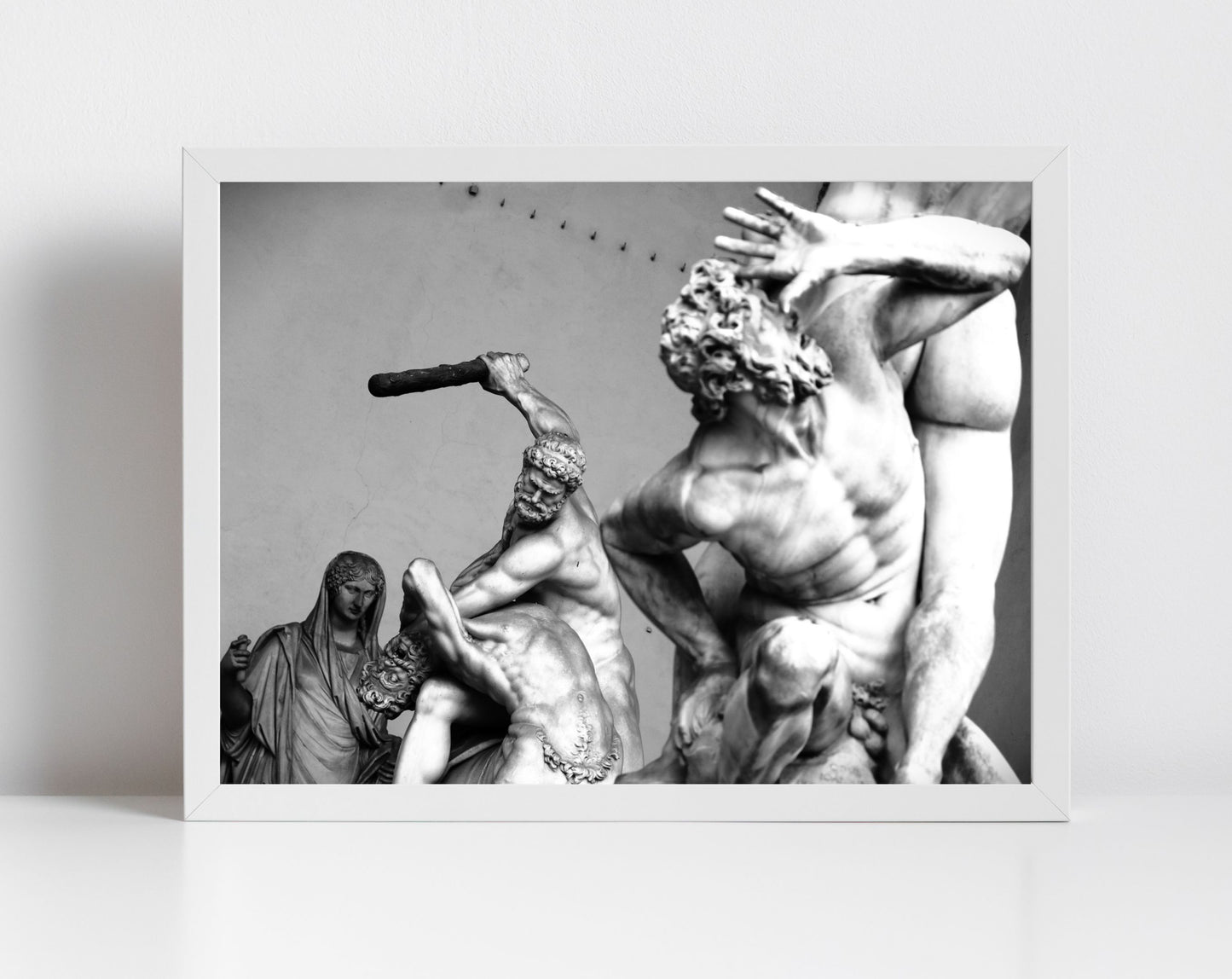 Florence Italy Black And White Photography Art: Loggia dei Lanzi