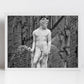 Florence Italy Photography Art: Fountain Of Neptune (Black And White)