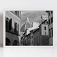 Florence Via Panzani Italy Black And White Photography Art Print