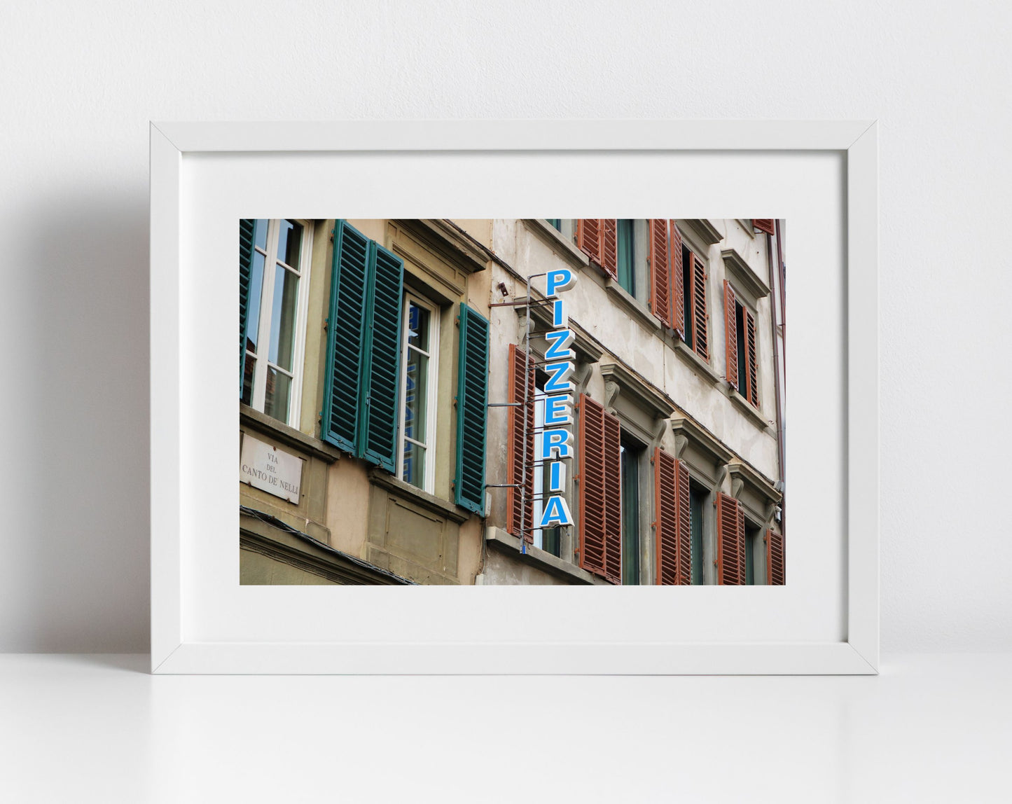 Florence Pizzeria Italy Photography Art Print