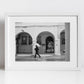 Bologna Street Black And White Photography Via Del Pratello Art Print
