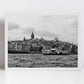 Istanbul Galata Tower Eminonu Black And White Photography Print Wall Art