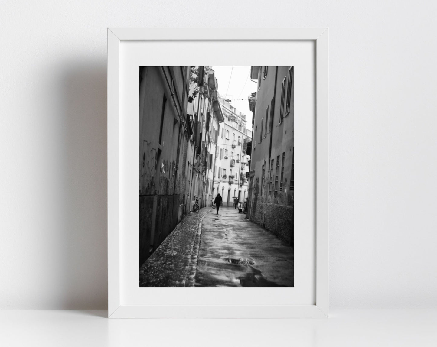 Bologna Italy Black And White Photography Art Print