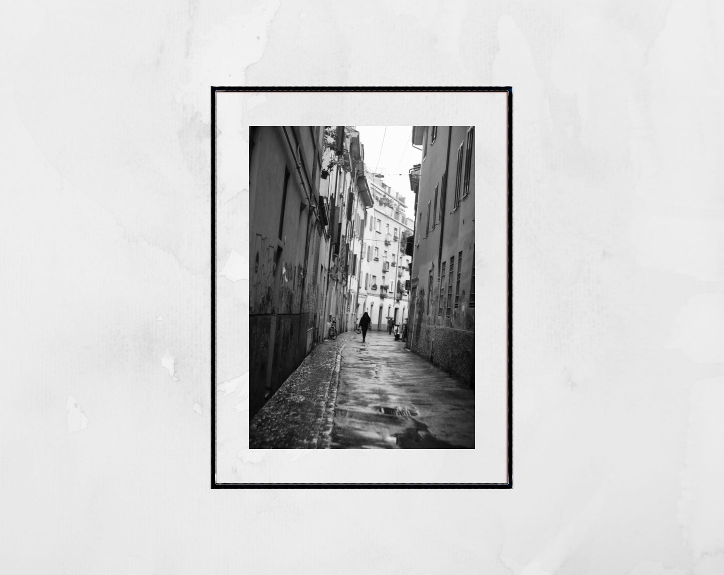 Bologna Italy Black And White Photography Art Print