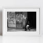 Communist Street Black And White Photography Print: Bologna Italy Wall Art