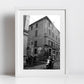 Bologna Italy Street Black And White Photography Rainy Day Print