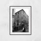 Bologna Italy Street Black And White Photography Rainy Day Print