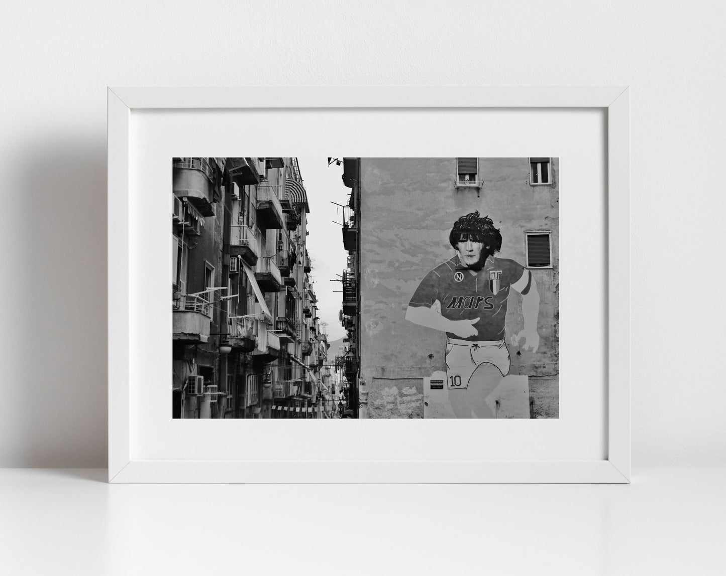 Maradona Napoli Print Spanish Quarter Mural Photography