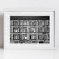 Glasgow Tenements Ibrox Black And White Photography Wall Art