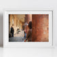 Smoking In Bologna Portico Photography Art Print