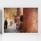 Smoking In Bologna Portico Photography Art Print
