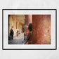 Smoking In Bologna Portico Photography Art Print