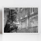 Nereid Fountain of Neptune Bologna Black And White Photography Print