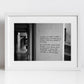 Italian Graffiti Bologna Black And White Photography Print
