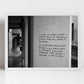 Italian Graffiti Bologna Black And White Photography Print