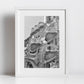 Casa Batlló Gaudi Barcelona Casa Black And White Photography Art Print