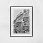 Casa Batlló Gaudi Barcelona Casa Black And White Photography Art Print