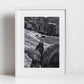 Birra Messina Sicilian Wall Art Cefalù Beach Black And White Photography Print