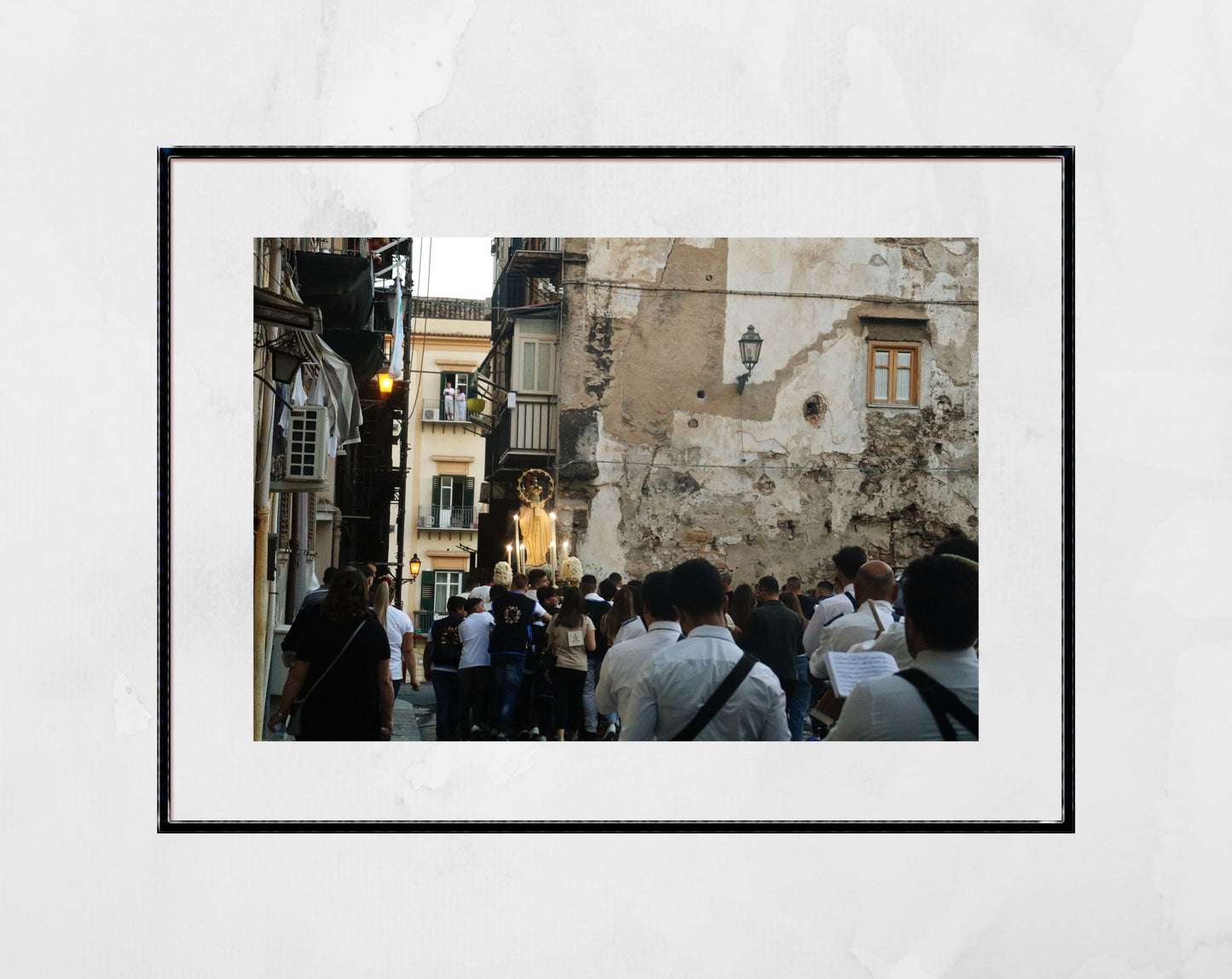 Palermo Sicily Print Italy Street Photography Catholic Art