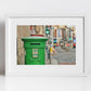 Green Post Box Ireland Wall Art Rathmines Dublin Print