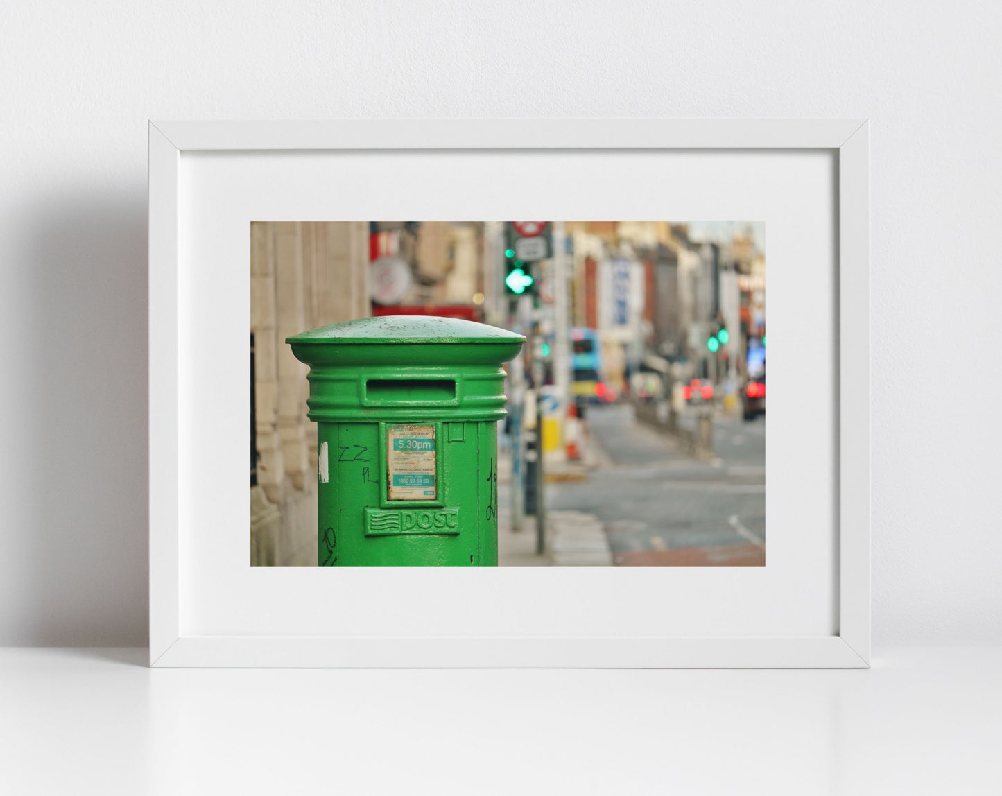 Green Post Box Ireland Wall Art Rathmines Dublin Print