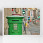 Green Post Box Ireland Wall Art Rathmines Dublin Print