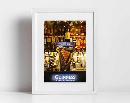 Guinness Poster Temple Bar Art Irish Pub Print