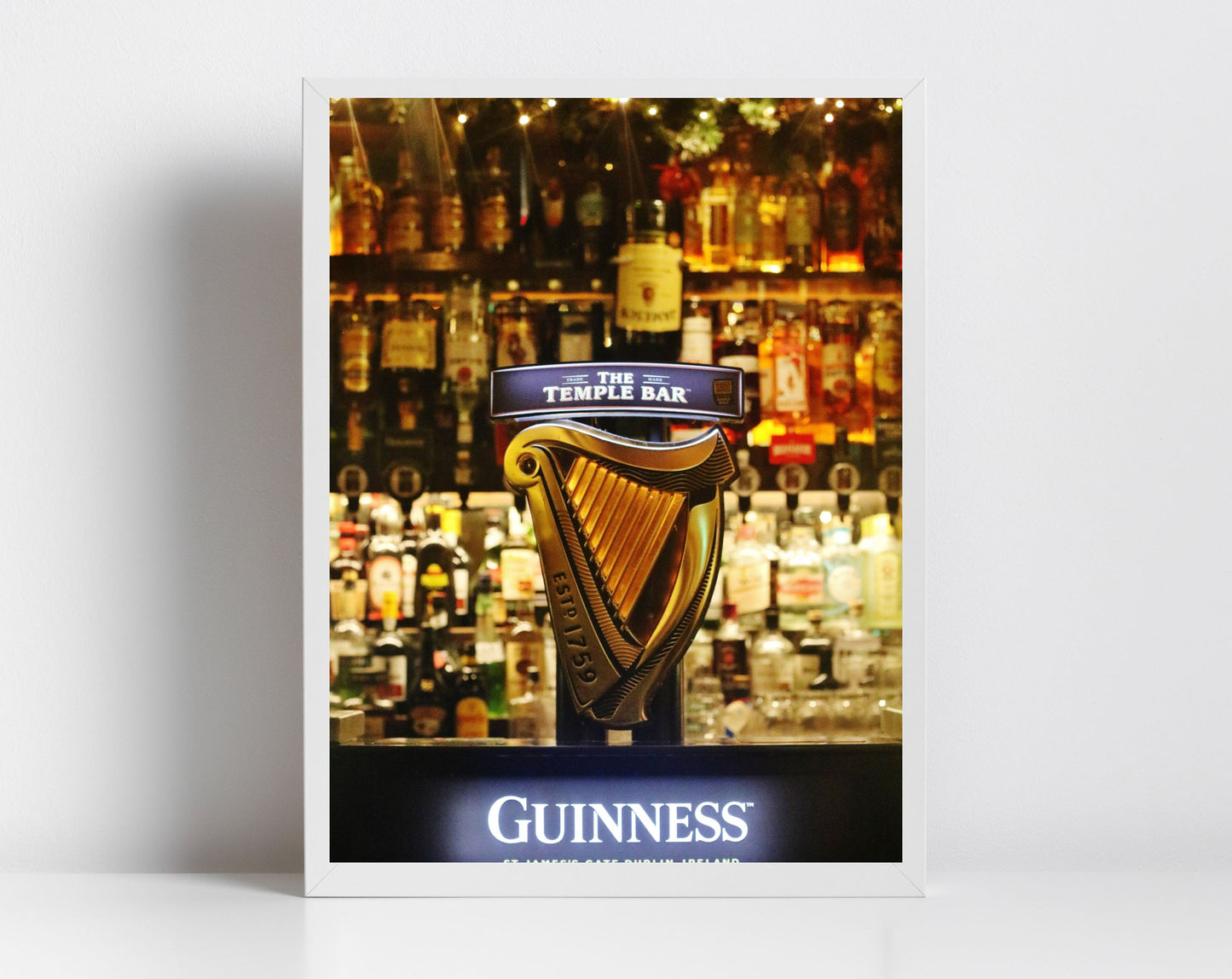 Guinness Poster Temple Bar Art Irish Pub Print