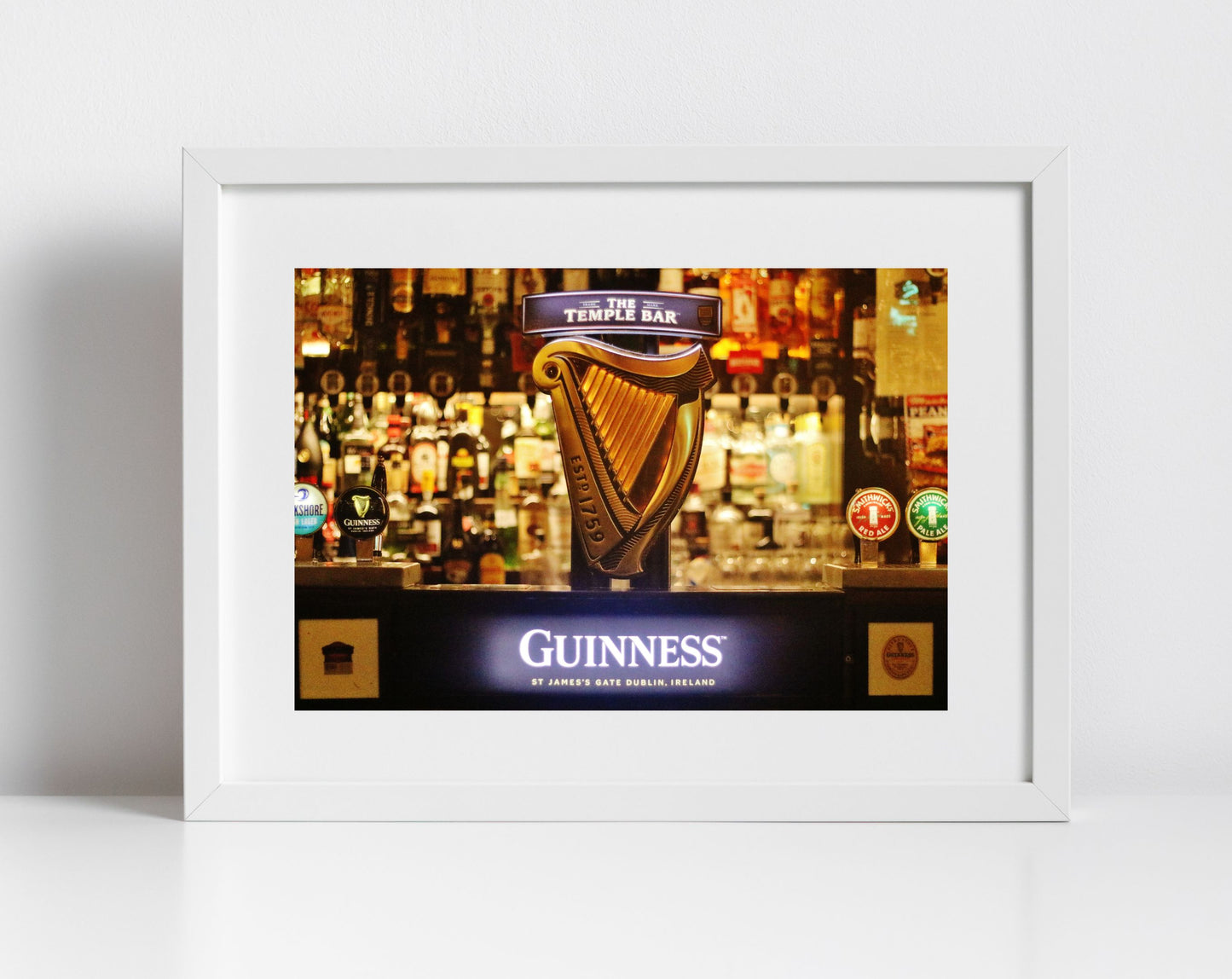 Guinness Poster Irish Pub Print Temple Bar Art