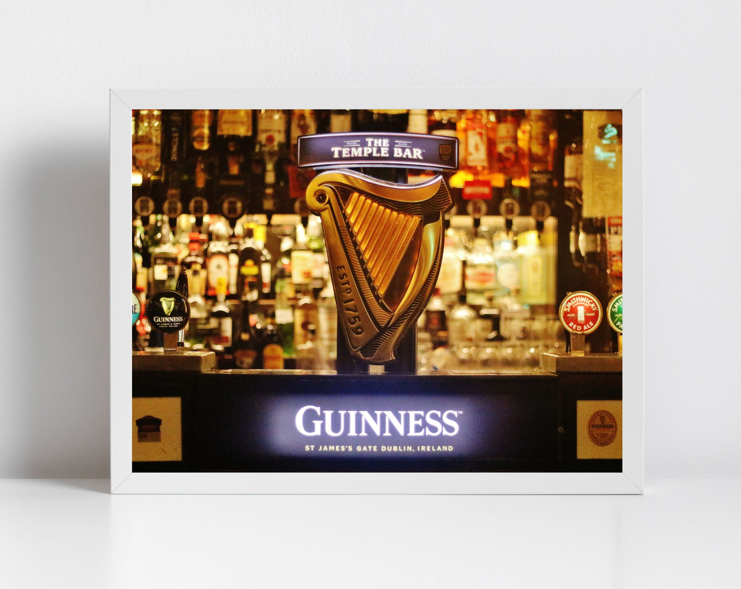 Guinness Poster Irish Pub Print Temple Bar Art