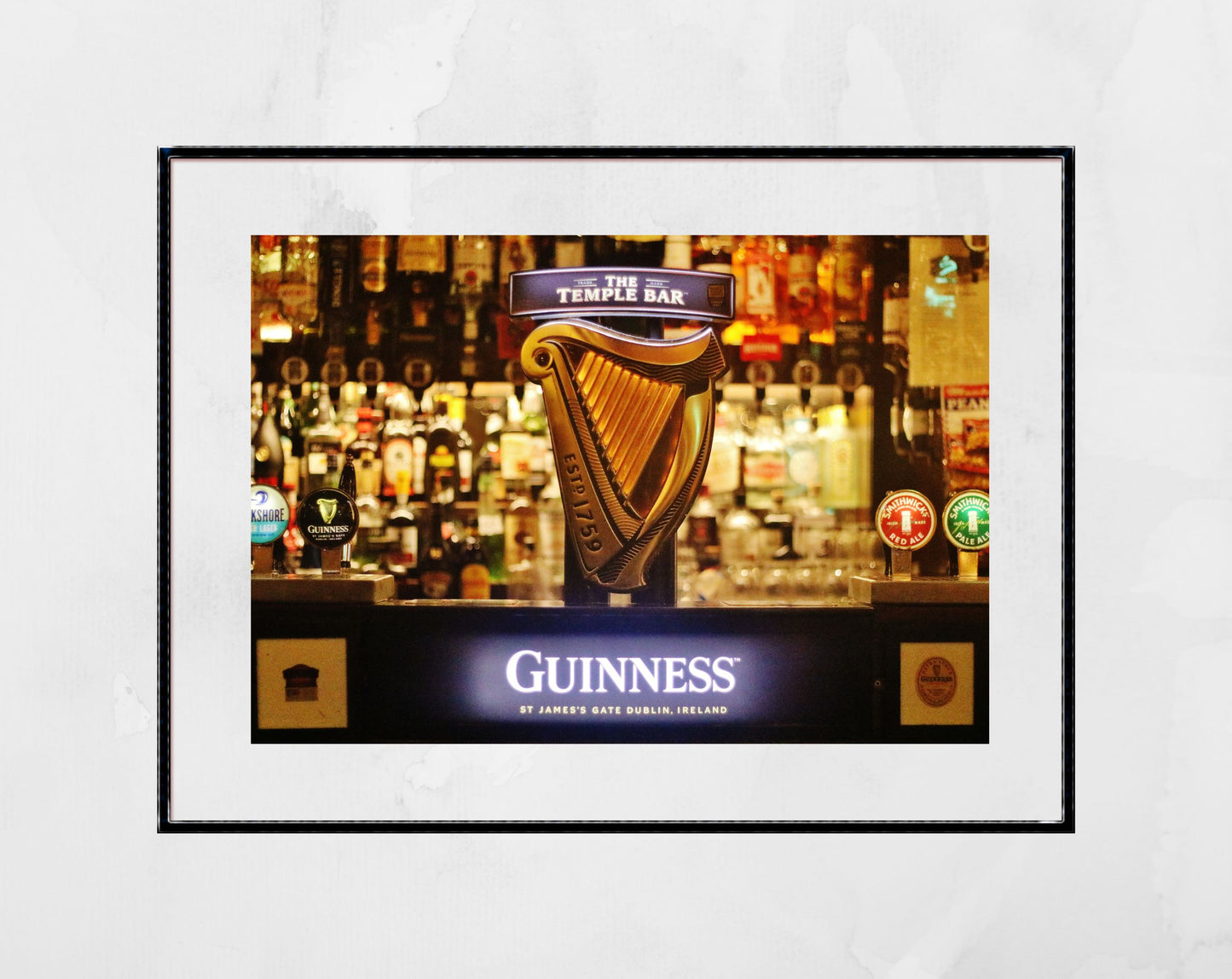 Guinness Poster Irish Pub Print Temple Bar Art