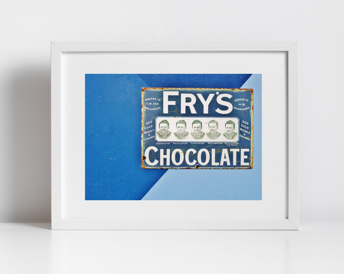 Fry's Chocolate Print Vintage Candy Poster