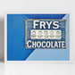 Fry's Chocolate Print Vintage Candy Poster