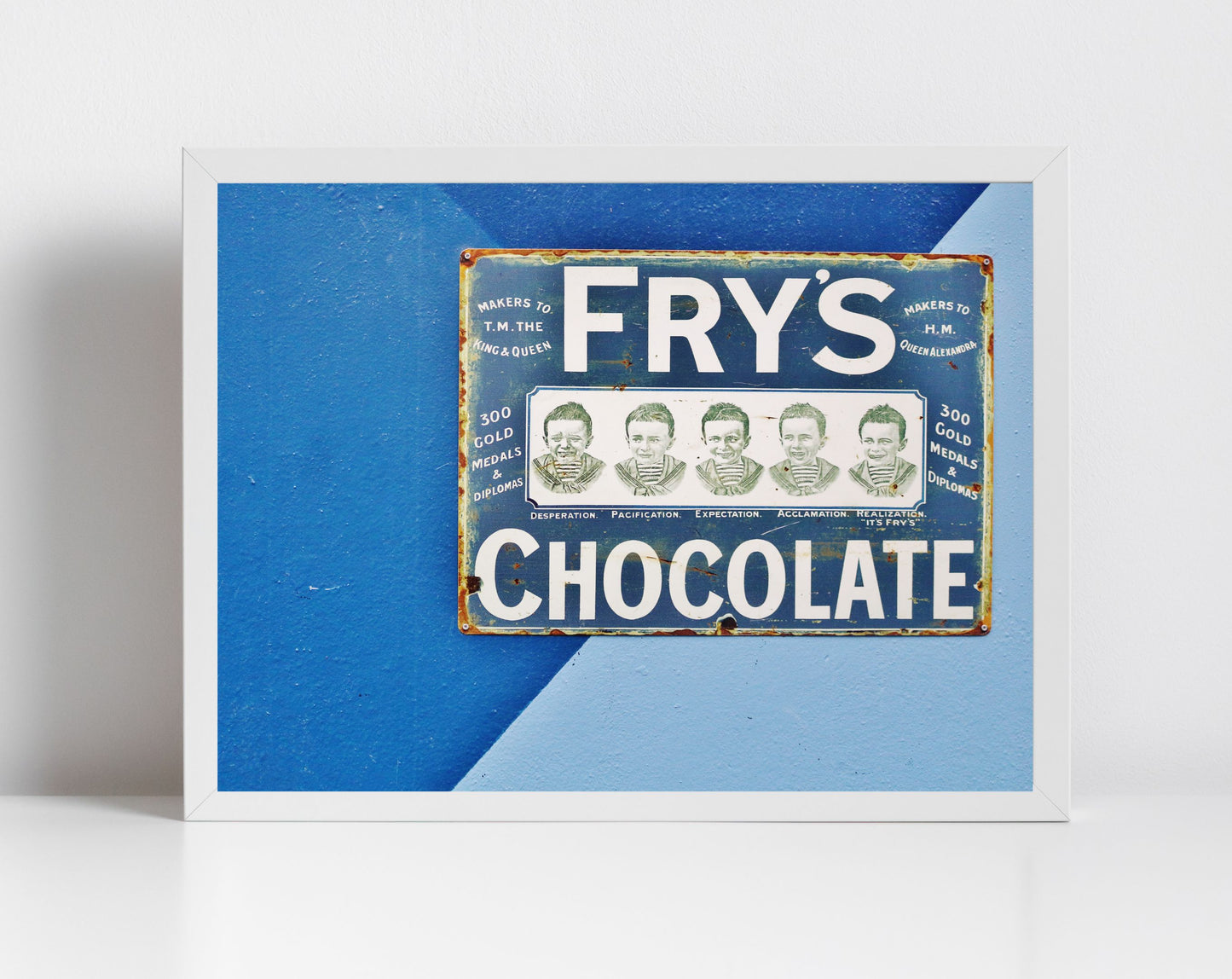 Fry's Chocolate Print Vintage Candy Poster