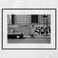 Anti Facism Poster Street Photography Palermo Sicily Black And White Print