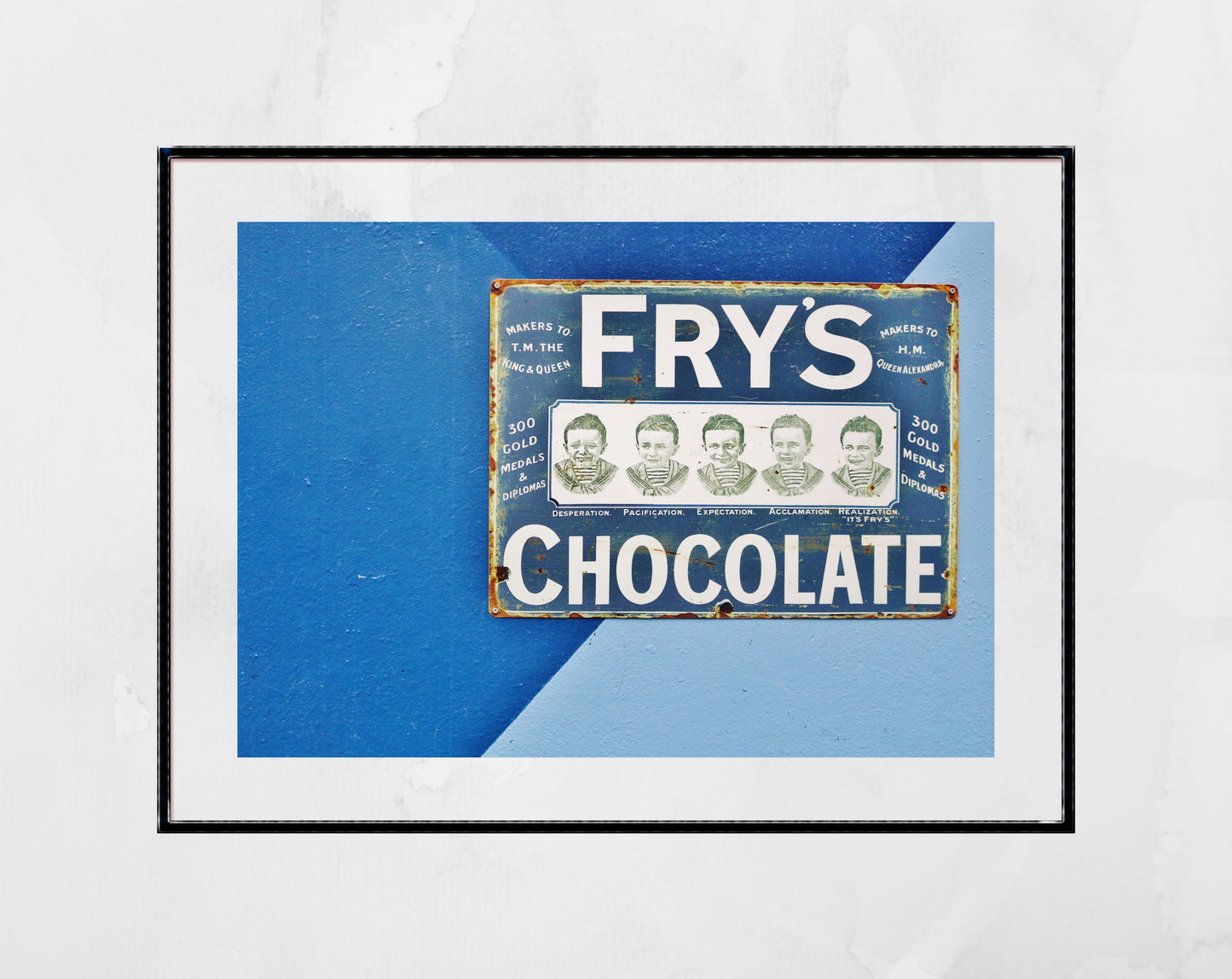 Fry's Chocolate Print Vintage Candy Poster