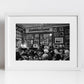 Irish Traditional Music Poster The Cobblestone Dublin Black And White Photography