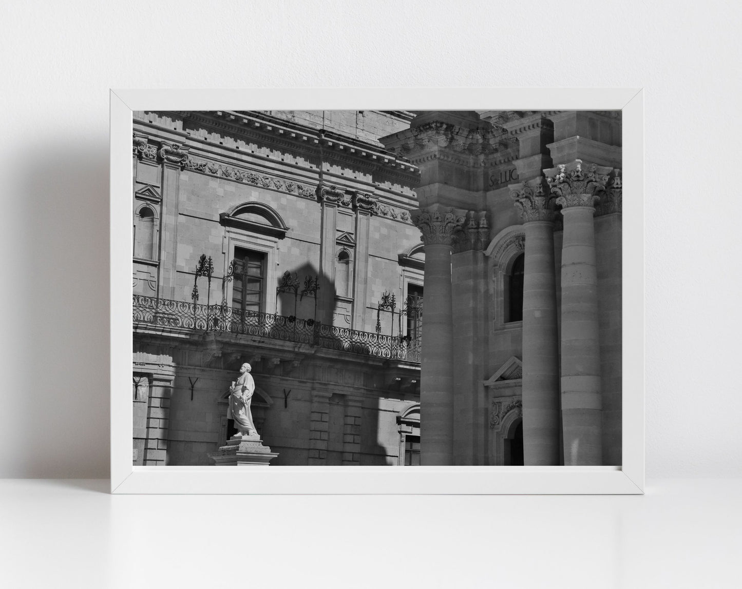 Syracuse Black And White Photography Print Italy Wall Art