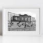 Rathmines Dublin Black And White Print