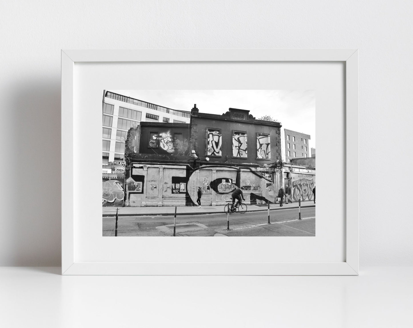 Rathmines Dublin Black And White Print