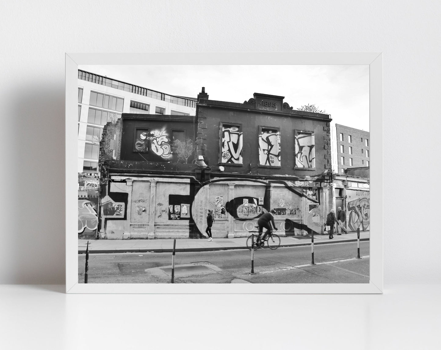 Rathmines Dublin Black And White Print