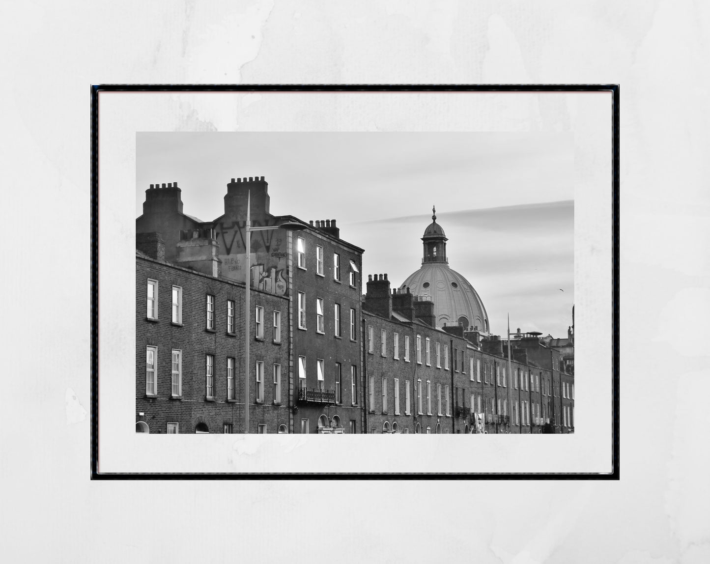 Rathmines Dublin Black and White Print Wall Art