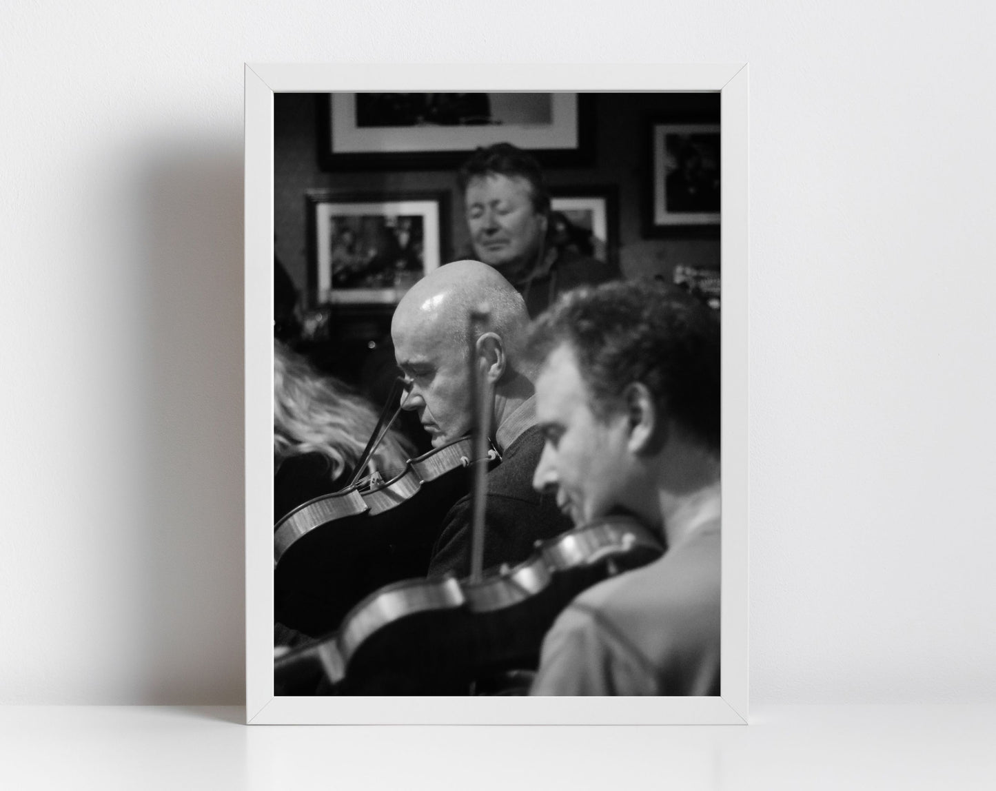 Violin Wall Art The Cobblestone Dublin Black And White Photography Print