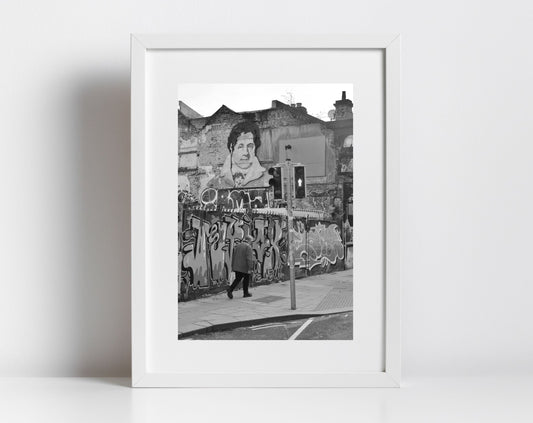 Rathmines Dublin Black And White Print Street Art Photography